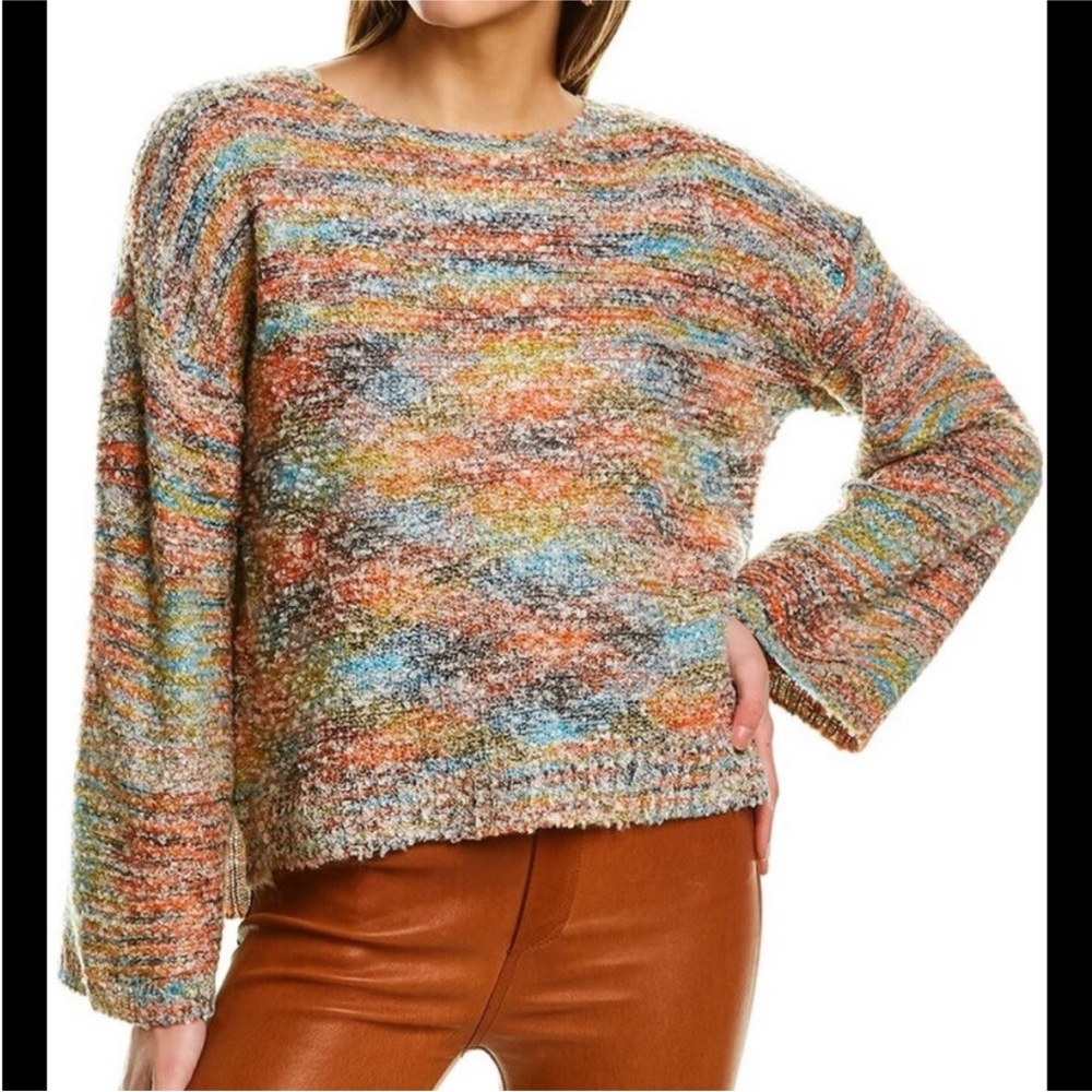 Soft Surroundings Multicolor Textured Sweater